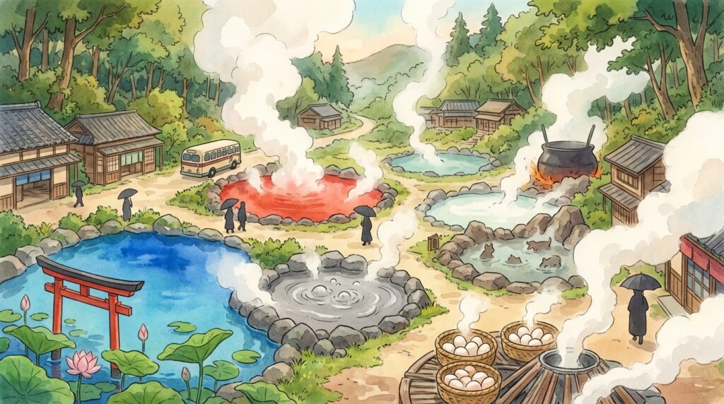 บ่อนรกเบปปุ (Beppu Jigoku Meguri) คืออะไร? รวม 7 บ่อนรกสุดอลังการ + วิธีเที่ยวให้คุ้มใน 1 วัน