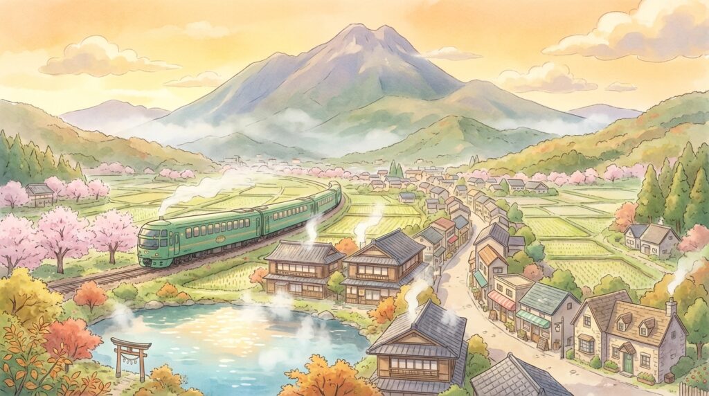 ยุฟุอิน (湯布院) เที่ยวเมืองออนเซ็นสุดชิลในคิวชู: จุดถ่ายรูป ห้ามพลาด เส้นทาง และแพลน 1 วัน