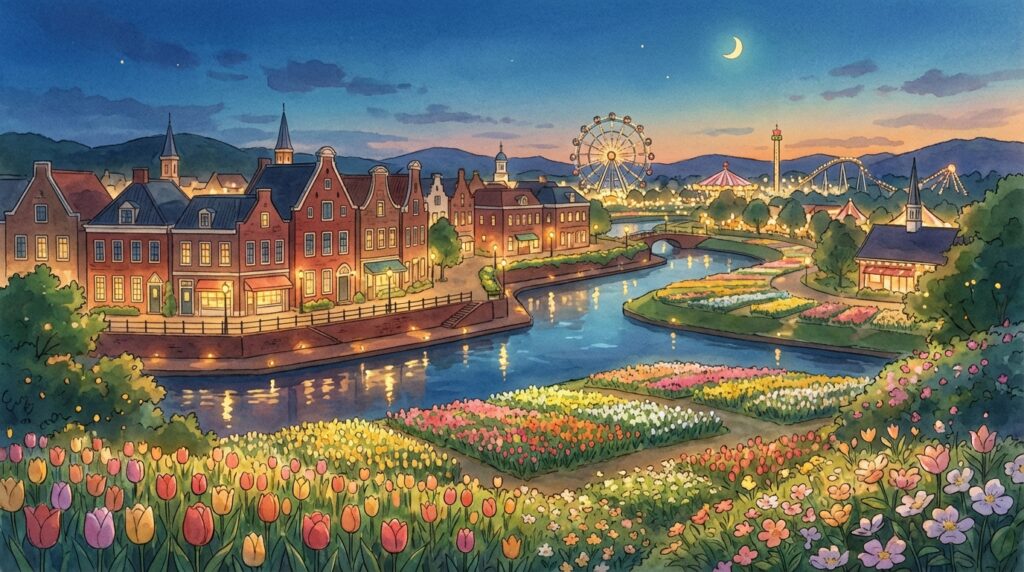 เฮาส์เทนบอช (Huis Ten Bosch) นางาซากิ: สวรรค์แห่งยุโรปในใจกลางคิวชู